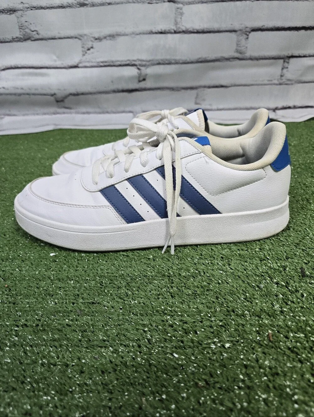 Adidas Breaknet 2.0 Blue White Colorway Mens Size 12 Lace Up Tennis Shoes